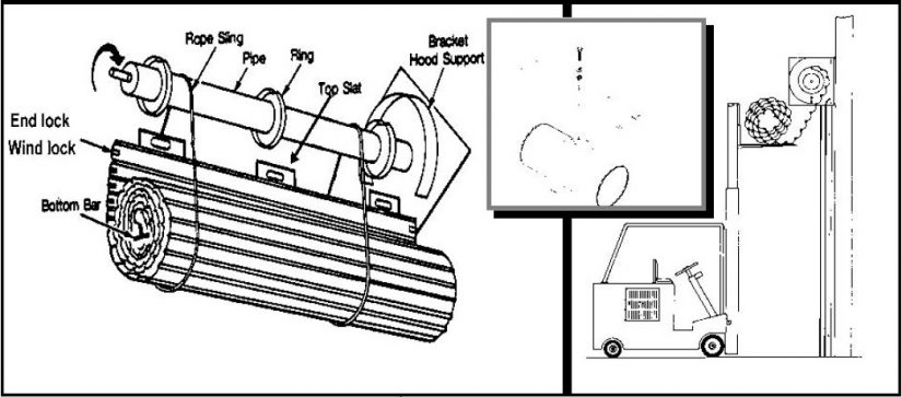 Curtain Installation Illustration