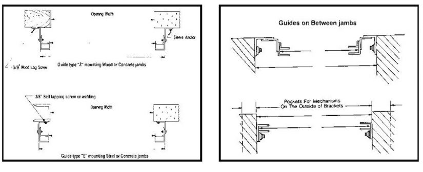 Residential Garage Door Jamb Detail | Dandk Organizer