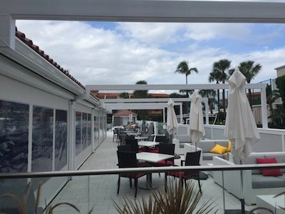 Retractable Roll up Screen with Vinyl