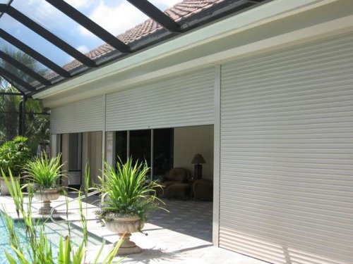 Motorized Roll down Shutters